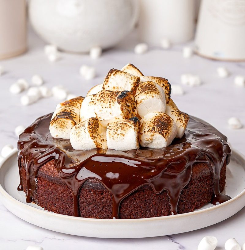 S’mores Lava Layer Cake Recipe