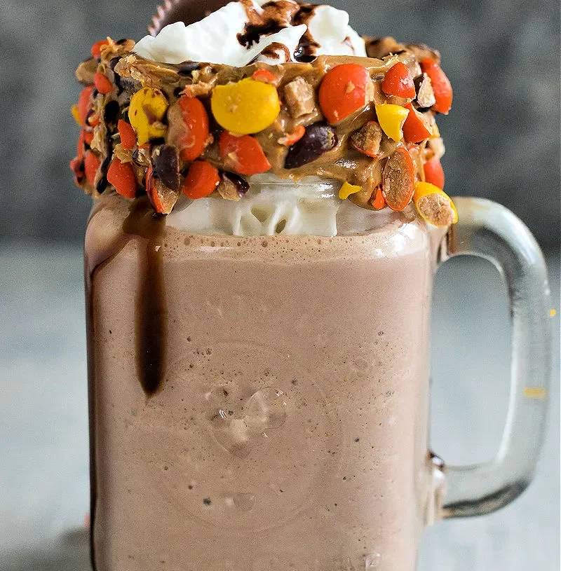 Peanut Butter Pretzel Crunch Milkshake Recipe