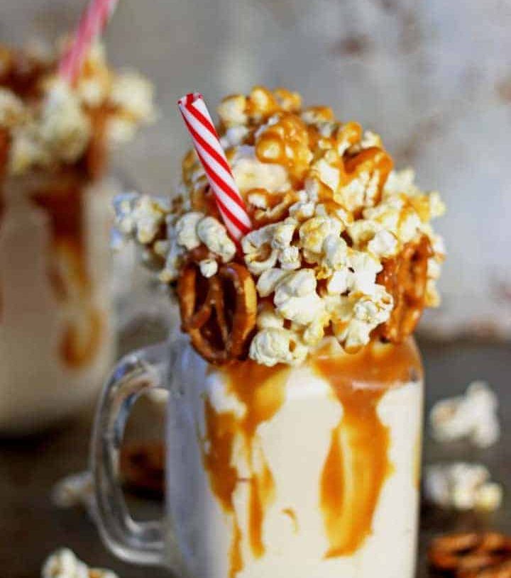 Salted Caramel Popcorn Shake Recipe