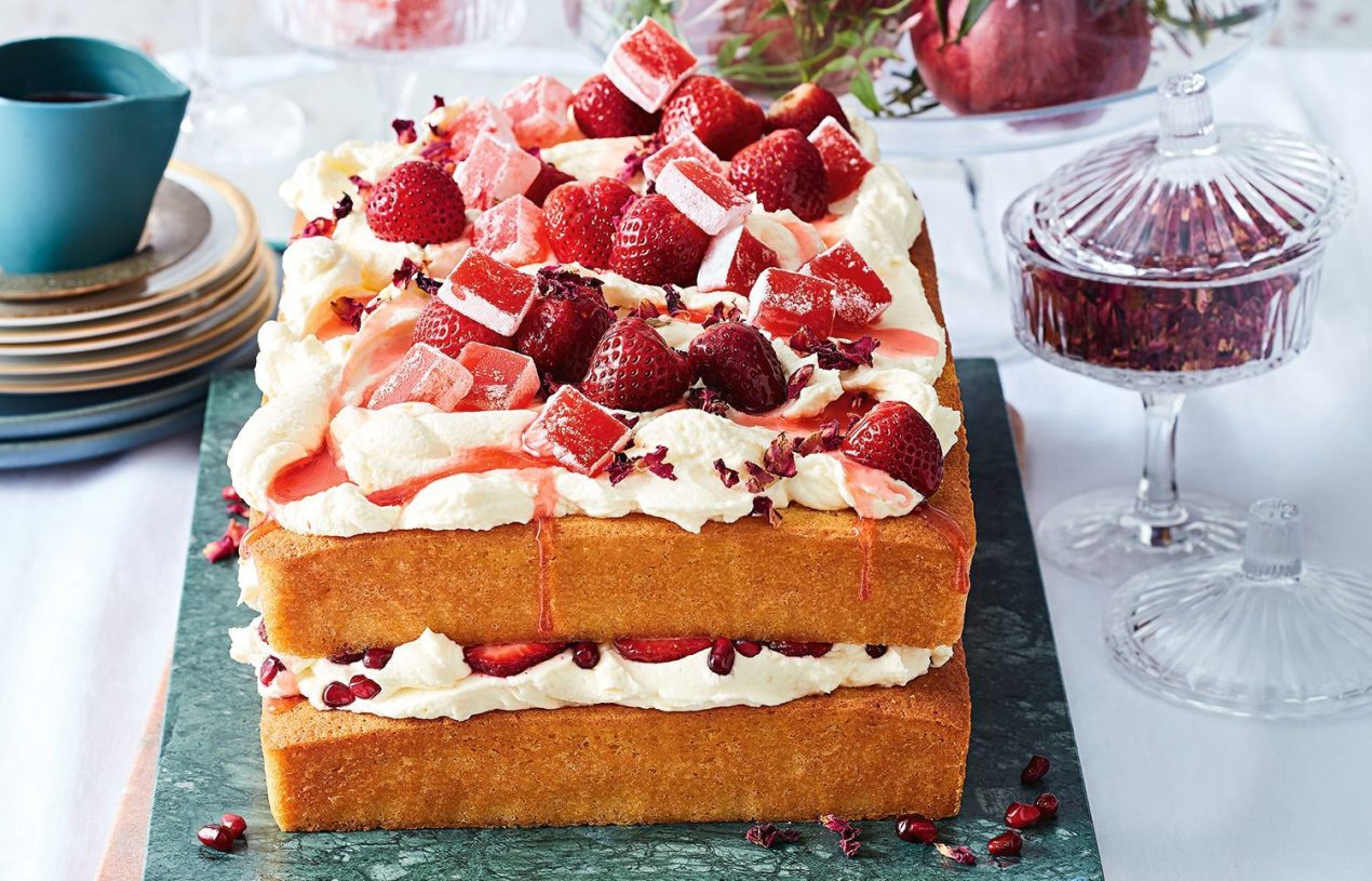 Turkish Delight Rose Cake Recipe