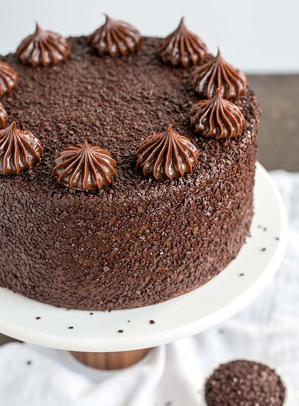 Bourbon Chocolate Truffle Cake Recipe