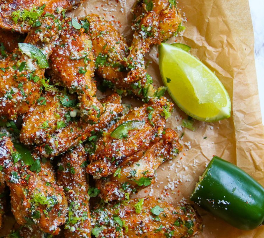 Mexican Elote Wings