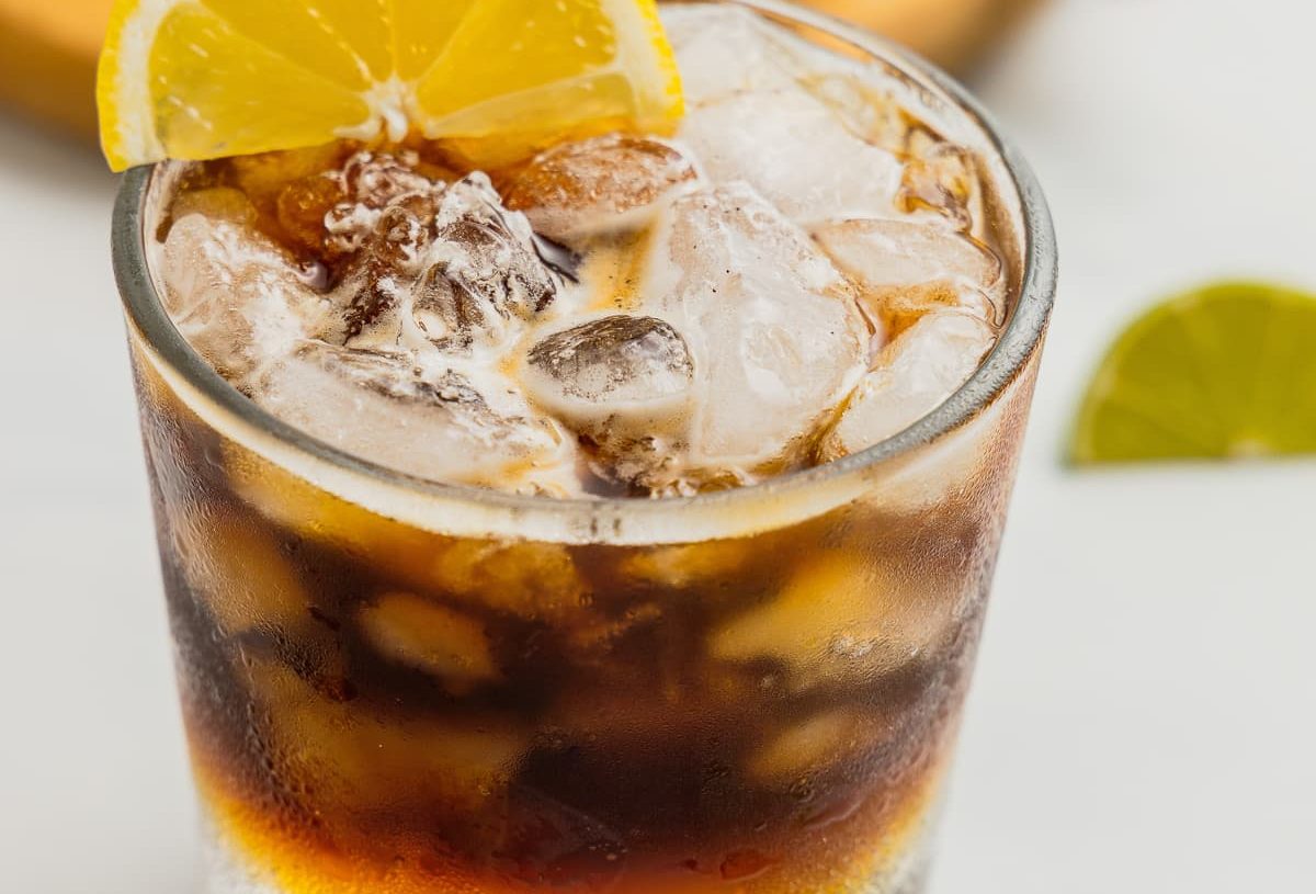 Espresso Tonic with Lemon Twist