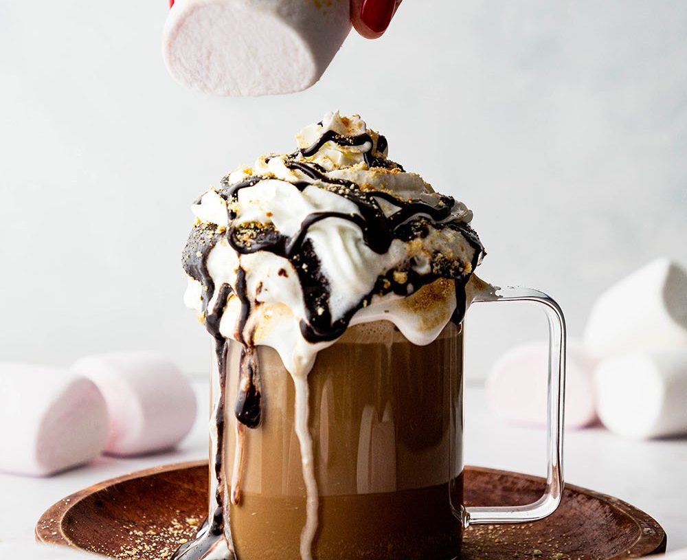Chocolate Marshmallow Iced Latte Recipe