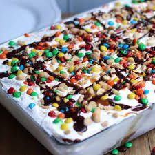 Birthday Cake Ice Cream Sandwich Cake Recipe