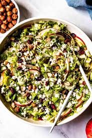 Shaved Brussels & Apple Slaw with Hot Honey