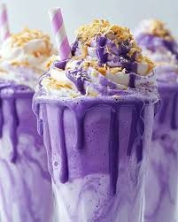Ube Coconut Milkshake (Purple Yam Delight)