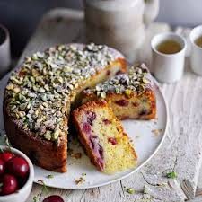 Cherry Almond Blossom Cake Recipe