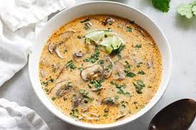 Thai Coconut Curry Mushroom Soup