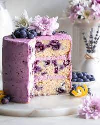 Lavender Berry Bliss Cake Recipe