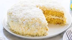 Pineapple Basil Coconut Cake Recipe
