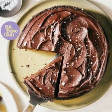 Dark Cocoa Sea Salt Ganache Cake