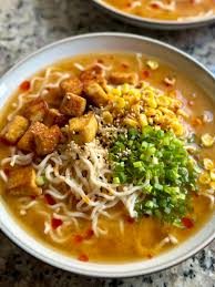 Miso Butter Ramen with Crispy Tofu