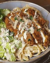 Crispy Chicken Caesar Spaghetti Recipe