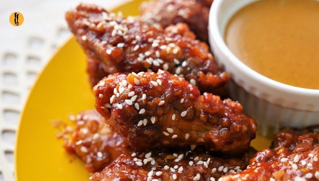 Korean Cream Cheese Fire Wings Recipe