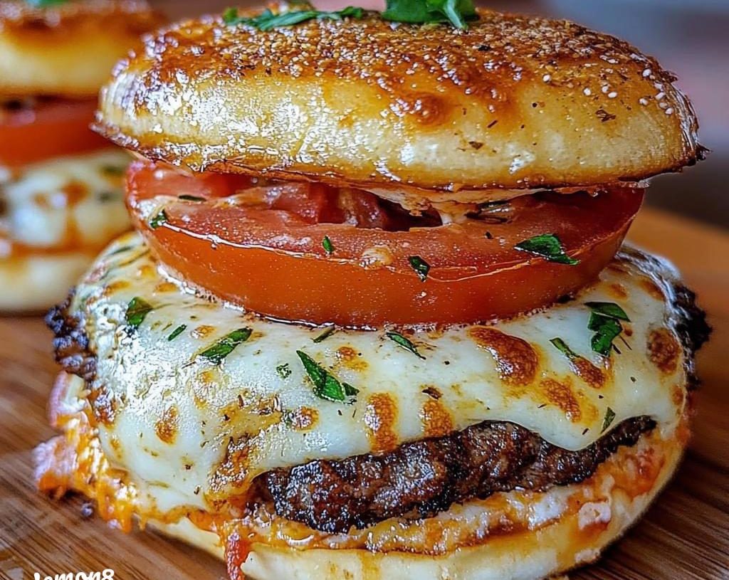 Pizza Burger Recipe (Mini or Slider Style)