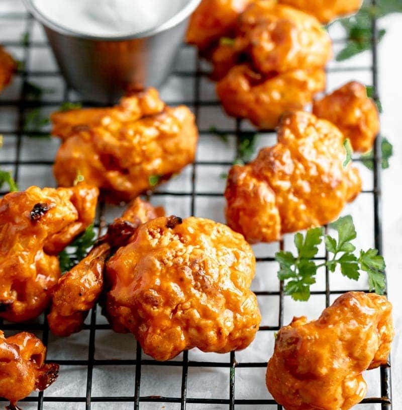 Buffalo Cauliflower Wings (Vegan Style)
