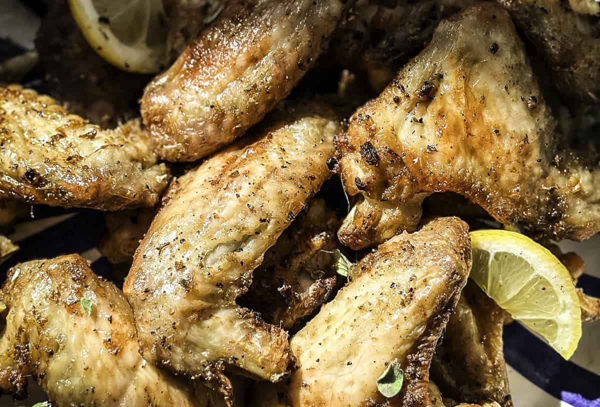 Lemon Pepper Greek Yogurt Wings