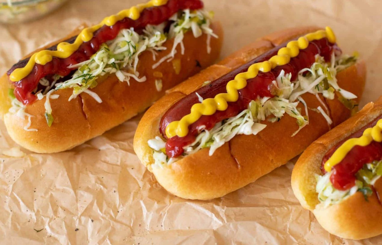 Pickled Slaw BBQ Dog
