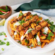 Tandoori Chicken Masala Fries Recipe