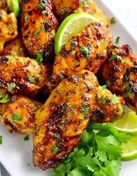 Avocado-Lime Baked Wings Recipe