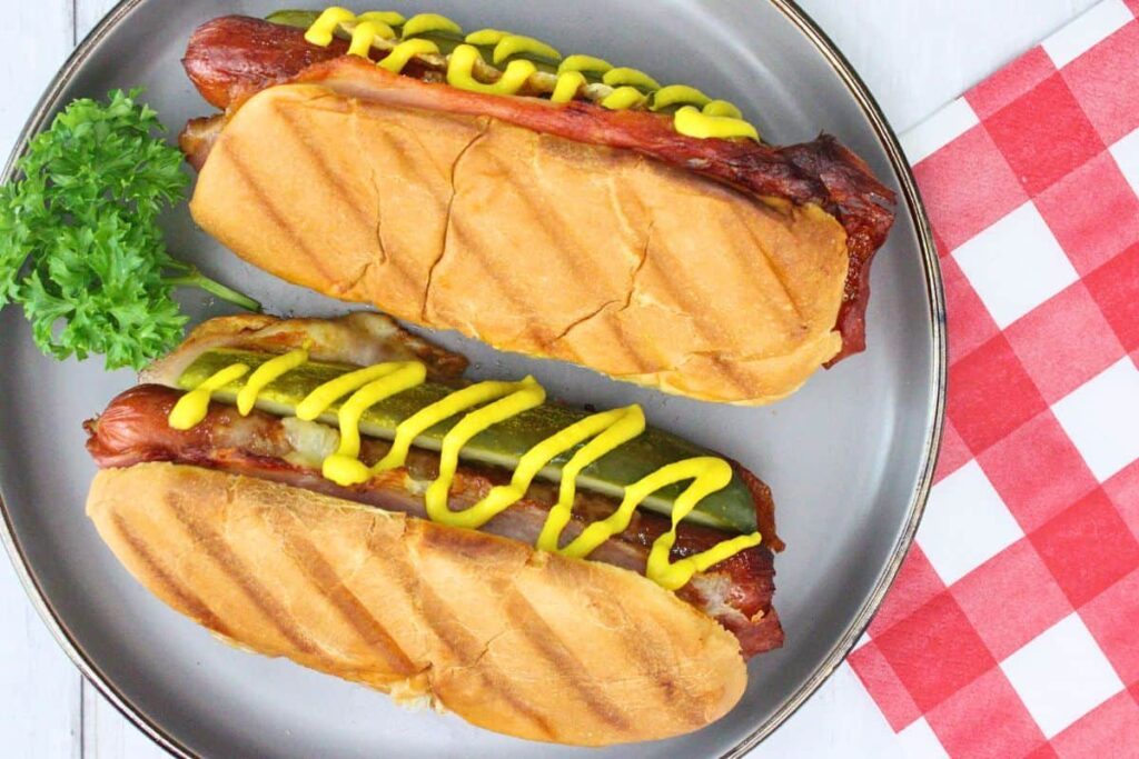 Cuban Mojo Mustard Hot Dog
